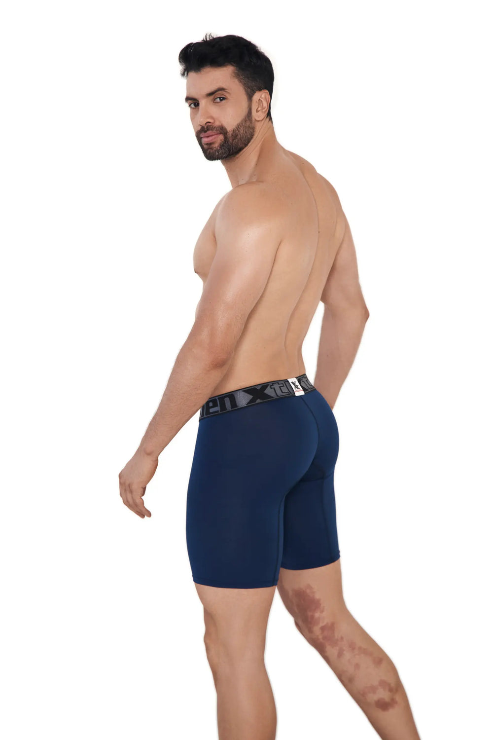 BOXER DEPORTIVO MICROFIBRA FONDO ENTERO AZUL OSCURO