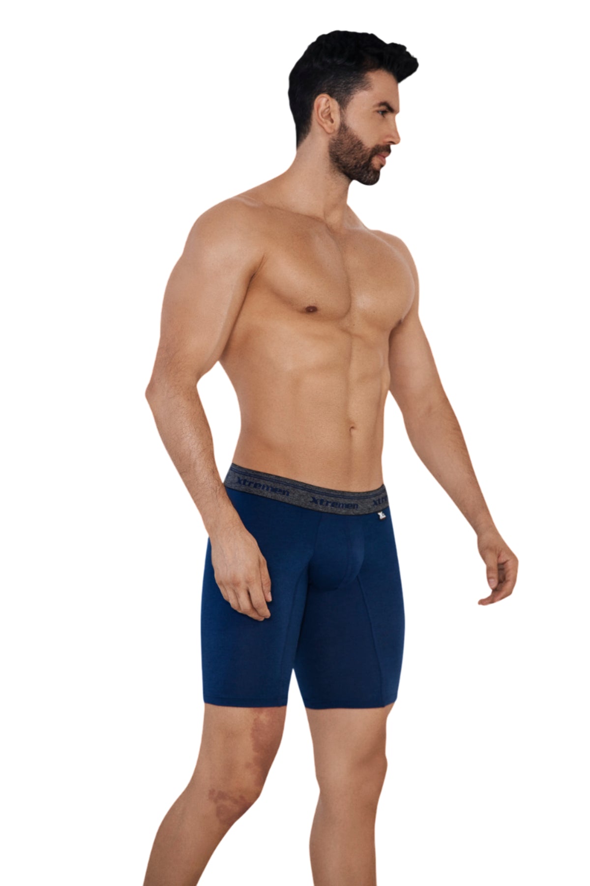 BOXER ALGODÓN DEPORTIVO FONDO ENTERO AZUL OSCURO