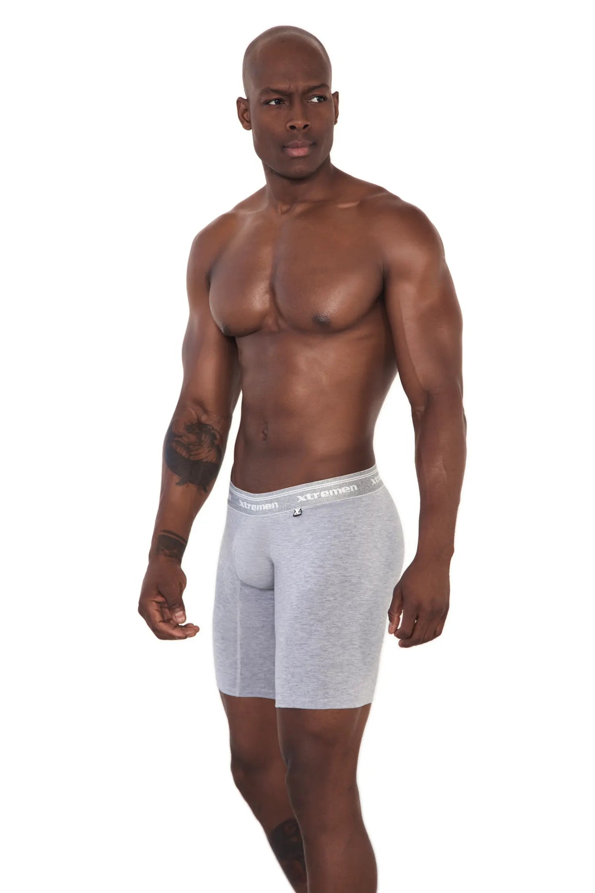 BOXER ALGODÓN DEPORTIVO FONDO ENTERO JASPE