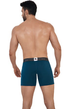 BOXER LARGO CON ABERTURA EN BRAGUETA PETROLEO JASPE