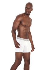 BOXER LARGO CON ABERTURA EN BRAGUETA BLANCO