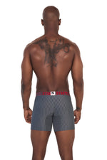 BOXER LARGO MICROF RAYA TIZAGRIS OSCURO