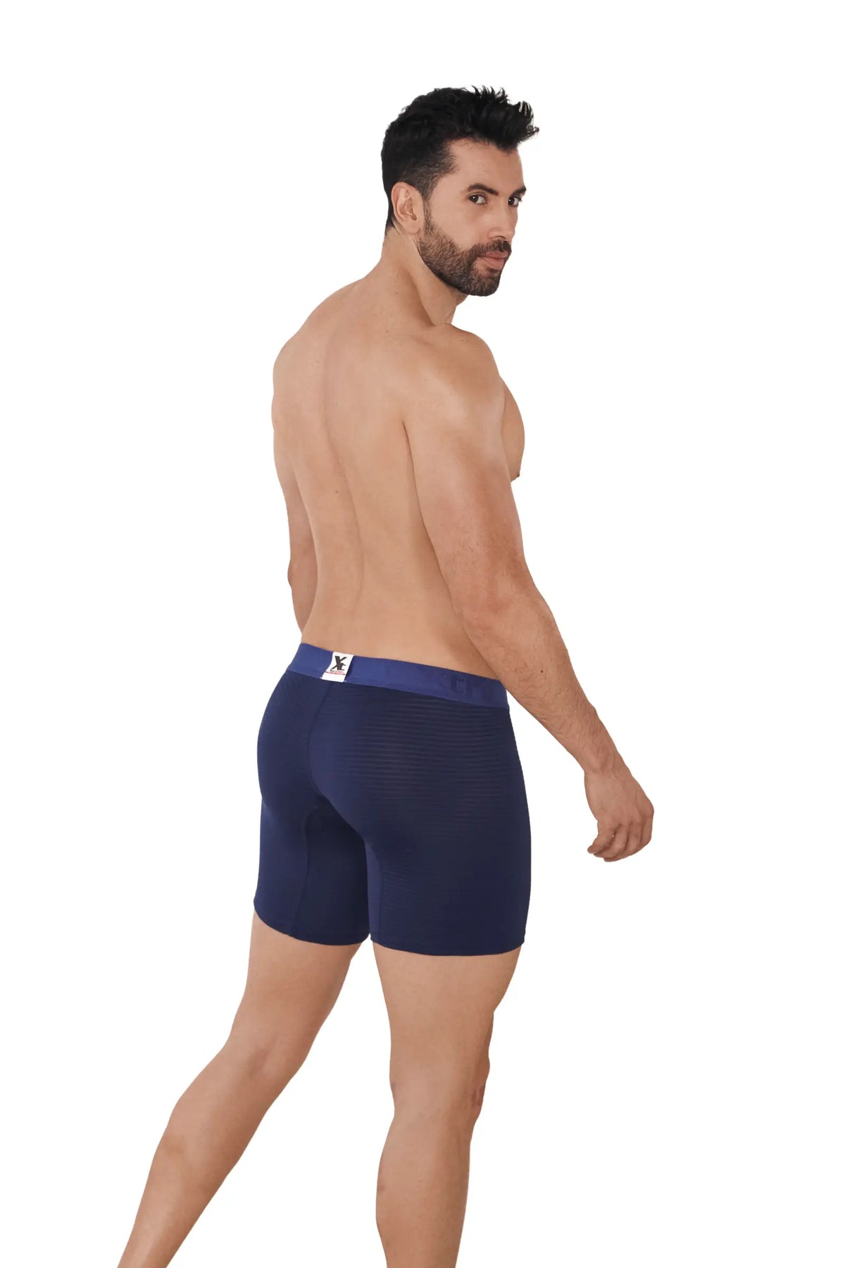 BOXER MICROFIBRA JACQUARD DESAGUJADOAZUL OSCURO