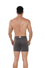 BOXER MICROFIBRA JACQUARD DESAGUJADOGRIS OSCURO