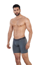 BOXER MICROFIBRA JACQUARD ESPIGA GRIS