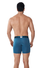 BOXER MICROFIBRA JACQUARD RAYAS PETROLEO