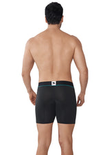 BOXER MICROFIBRA JACQUARD CUBOS NEGRO