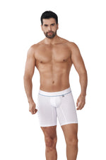 BOXER MICROFIBRA JACQUARD CUBOS BLANCO