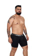 BOXER ALGODÓN FONDO ENTERO EXTRAGRANDE NEGRO