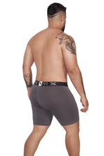 BOXER MICROFIBRA FONDO ENTERO EXTRAGRANDE GRIS