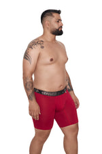 BOXER MICROFIBRA FONDO ENTERO EXTRAGRANDE ROJO