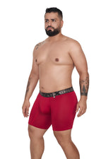 BOXER MICROFIBRA FONDO ENTERO EXTRAGRANDE ROJO