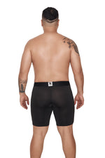 BOXER MICROFIBRA JACQUARD EXTRAGRANDE NEGRO