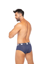 BRIEF MICROFIBRA MINIPRINT AZUL OSCURO