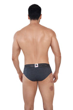 BRIEF ALGODÓN FONDO ENTERO GRIS CROSS