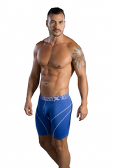 BOXER DEPORTIVO CON BADANA AZUL