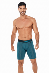 BOXER DEPORTIVO MICROF JASPED  VERDE JADE