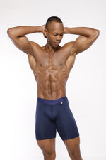 BOXER MICR JACQUARD ESPIGA AZUL-OSCURO