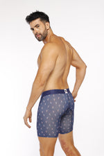 BOXER CLÁSICO LARGO MICROFIBRA SUBLIMADO VELERO AZUL OSC