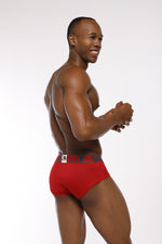 BRIEF MICROFIBRA MINIPRINT ROJO