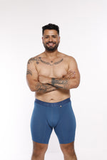BOXER MICROFIBRA JACQUARD EXTRAGRANDE PETROLEO