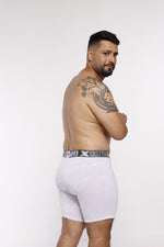 BOXER CLASICOEXTRAGRANDE MICROFIBRAJACQUARDNAIPE BLANCO