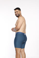 BOXER CLASICO EXTRAGRANDE MICROFIBRA NYLON PETROLEO