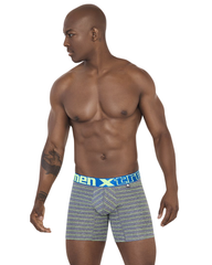 BOXER MICROFIBRA RAYAS AZUL REY